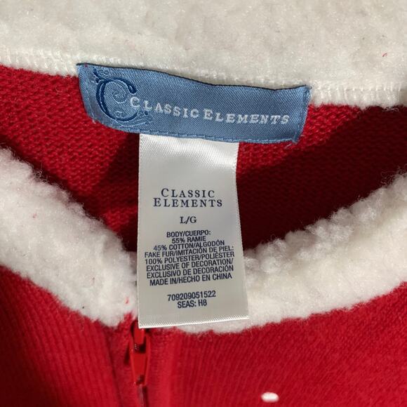 Women's Snowman Christmas Ugly Sweater / Jacket Size L - Picture 3 of 9